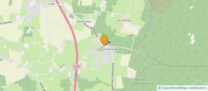 localisation de l'entreprise MONSIEUR JACQUES RONDEAU  CHANGE