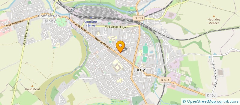 localisation de l'entreprise MONSIEUR JACQUES RONNET à JARNY