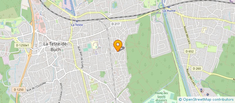 localisation de l'entreprise MONSIEUR JACQUES ROQUES  LA TESTE-DE-BUCH