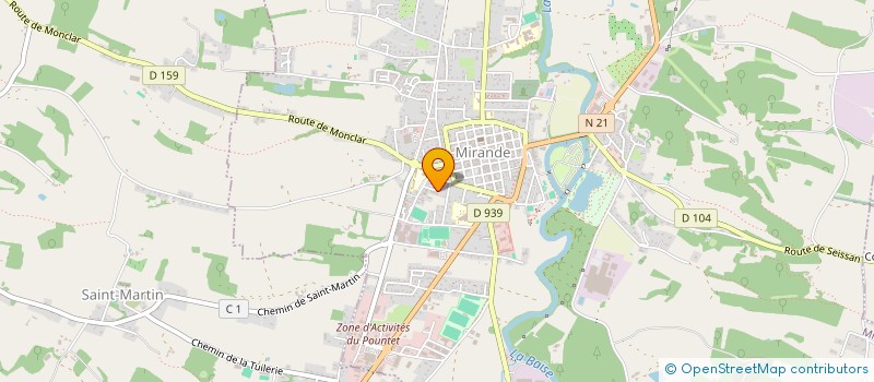 localisation de l'entreprise MONSIEUR JACQUES RORAI  MIRANDE