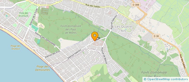 localisation de l'entreprise MONSIEUR JACQUES ROSIER à SAINT-JEAN-DE-MONTS