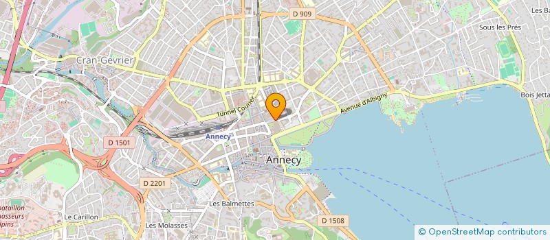localisation de l'entreprise MONSIEUR JACQUES ROSSAT à ANNECY