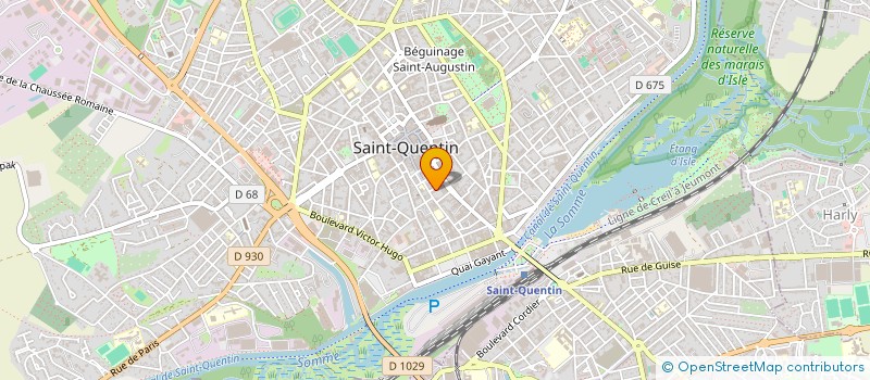 localisation de l'entreprise MONSIEUR JACQUES ROUGET à SAINT-QUENTIN