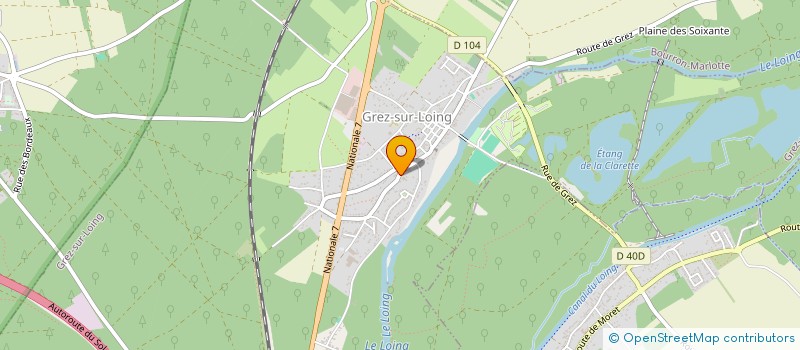 localisation de l'entreprise MONSIEUR JACQUES ROULET  GREZ-SUR-LOING