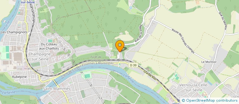 localisation de l'entreprise MONSIEUR JACQUES ROULIOT  VERNOU-LA-CELLE-SUR-SEINE