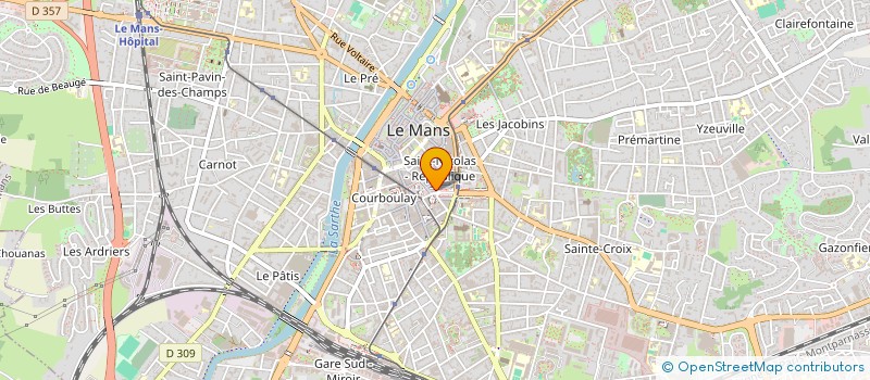 localisation de l'entreprise MONSIEUR JACQUES ROUMENS  LE MANS