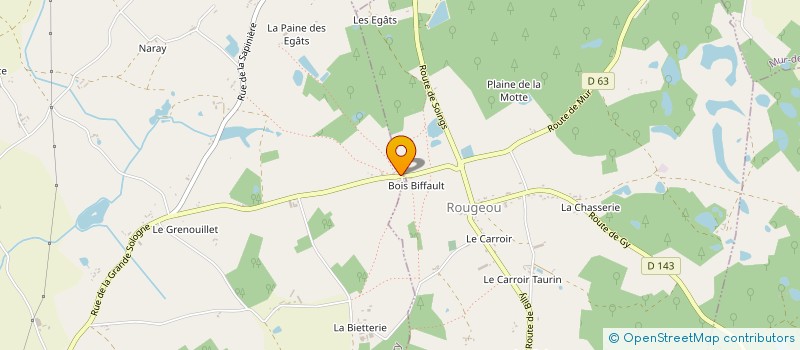 localisation de l'entreprise MONSIEUR JACQUES ROURE  CHEVERNY