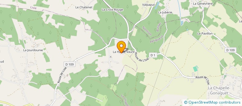 localisation de l'entreprise MONSIEUR JACQUES ROUSSARIE à MENSIGNAC