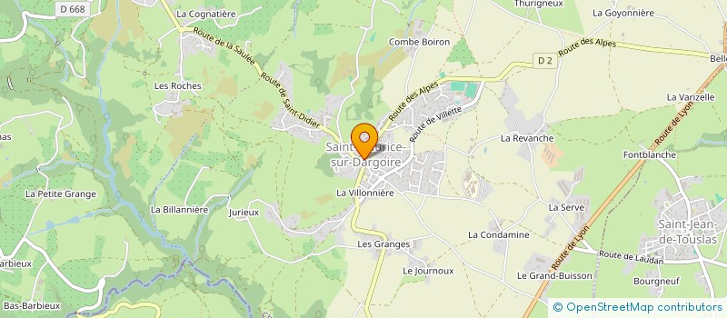 localisation de l'entreprise MONSIEUR JACQUES ROUSSEAU  CHABANIERE