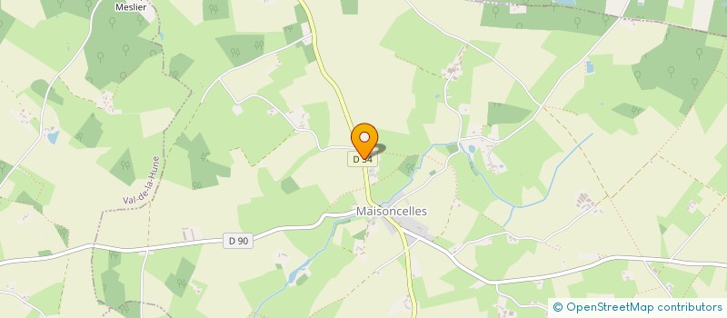 localisation de l'entreprise MONSIEUR JACQUES ROUSSET  MAISONCELLES