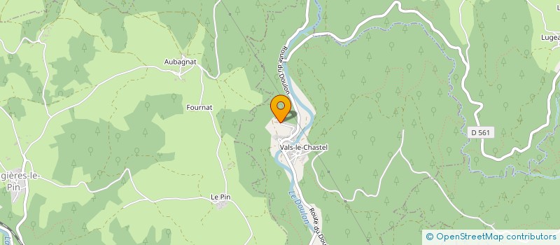 localisation de l'entreprise MONSIEUR JACQUES ROUSTIDE  CHASSAGNES