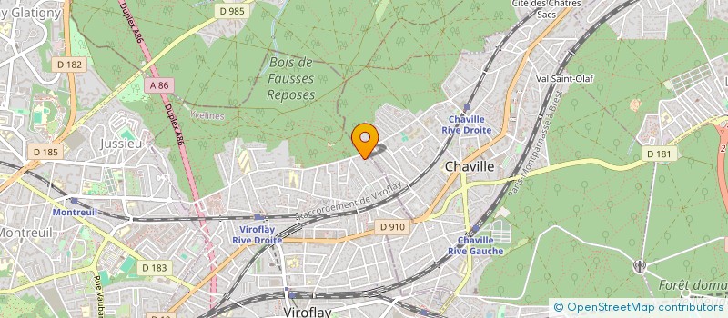 localisation de l'entreprise MONSIEUR JACQUES ROUVIER à VIROFLAY