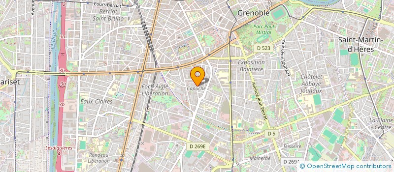 localisation de l'entreprise MONSIEUR JACQUES ROUX à GRENOBLE