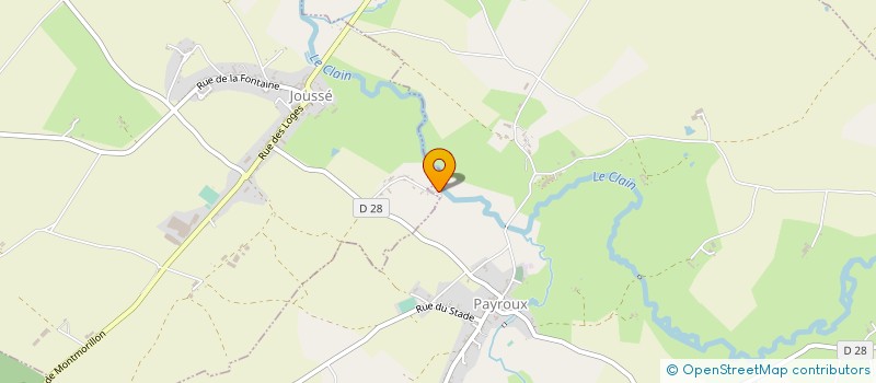 localisation de l'entreprise MONSIEUR JACQUES ROVERY  PAYROUX