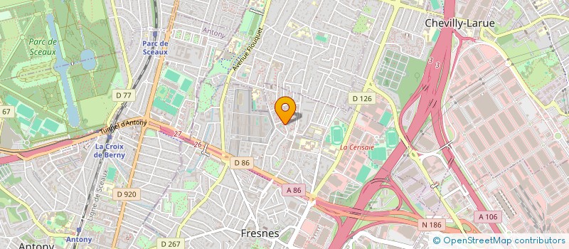 localisation de l'entreprise MONSIEUR JACQUES-RUDOLF NDONGO  FRESNES