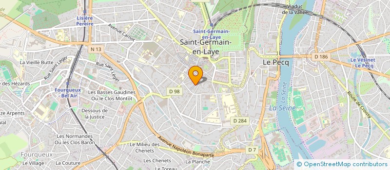 localisation de l'entreprise MONSIEUR JACQUES RUER  SAINT-GERMAIN-EN-LAYE