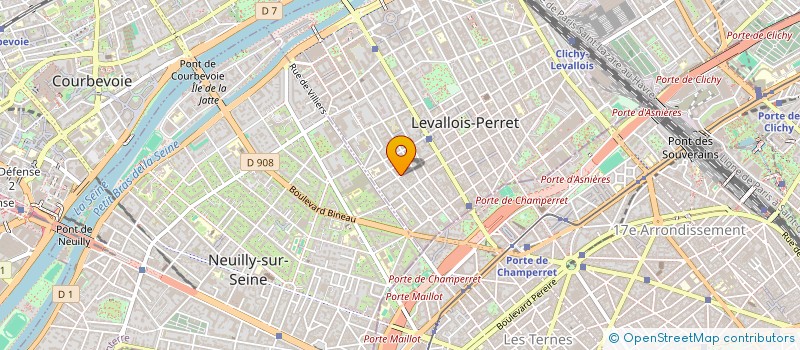 localisation de l'entreprise MONSIEUR JACQUES RUIZ à LEVALLOIS-PERRET