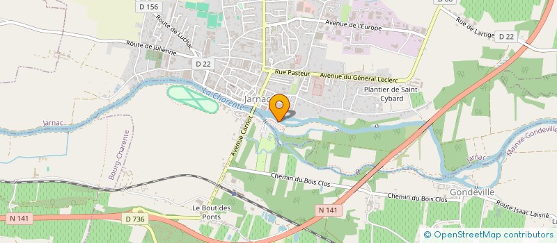 localisation de l'entreprise MONSIEUR JACQUES RULLIER à MAINXE-GONDEVILLE