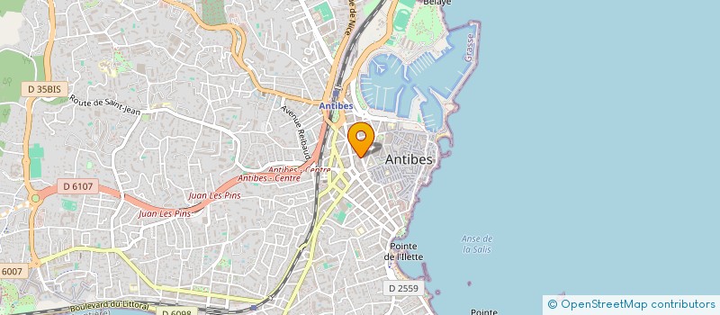 localisation de l'entreprise MONSIEUR JACQUES SABONNADIERE à ANTIBES