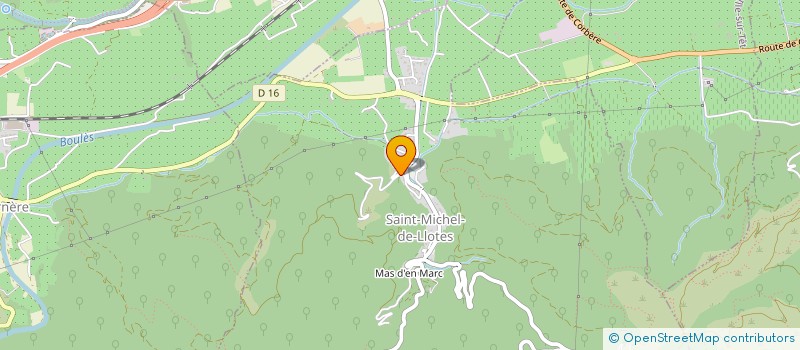 localisation de l'entreprise MONSIEUR JACQUES SAGUY  SAINT-MICHEL-DE-LLOTES