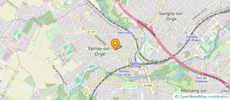 localisation de l'entreprise MONSIEUR JACQUES SAINSARD  EPINAY-SUR-ORGE