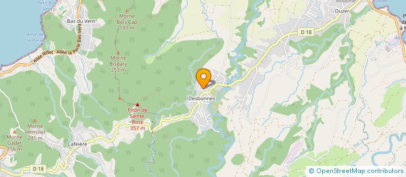 localisation de l'entreprise MONSIEUR JACQUES SAINT-MARC  SAINTE-ROSE