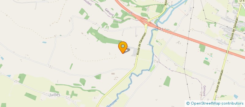 localisation de l'entreprise MONSIEUR JACQUES SAINT-MARTIN  JUILLES