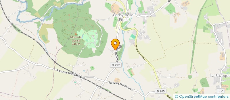 localisation de l'entreprise MONSIEUR JACQUES SALLE à CALIGNY
