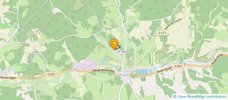 localisation de l'entreprise MONSIEUR JACQUES SALOMODE  LE VIGAN