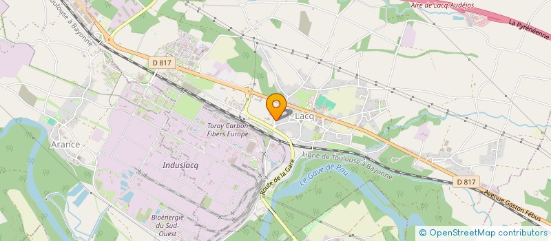 localisation de l'entreprise MONSIEUR JACQUES SAMUEL WINTERSTEIN  LACQ