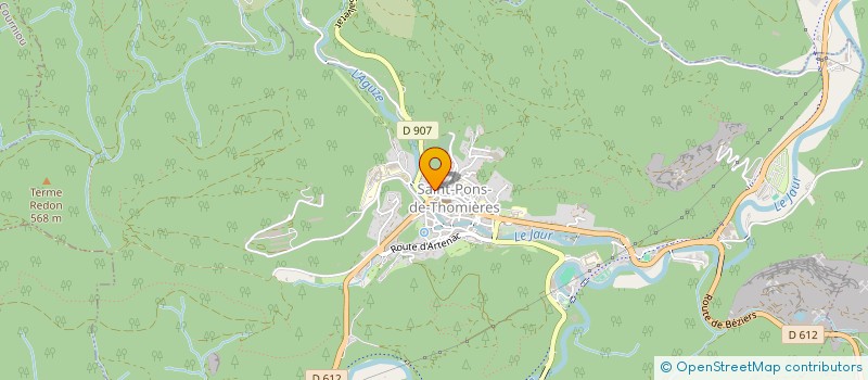 localisation de l'entreprise MONSIEUR JACQUES SANCHEZ  SAINT-PONS-DE-THOMIERES