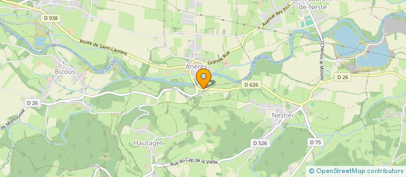 localisation de l'entreprise MONSIEUR JACQUES SANCHEZ  ANERES