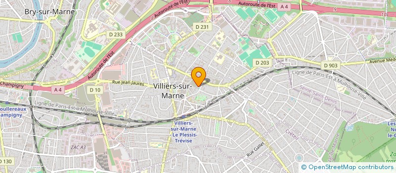 localisation de l'entreprise MONSIEUR JACQUES SANHEIRA  VILLIERS-SUR-MARNE