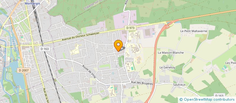 localisation de l'entreprise MONSIEUR JACQUES SANTUCCI à MONTARGIS