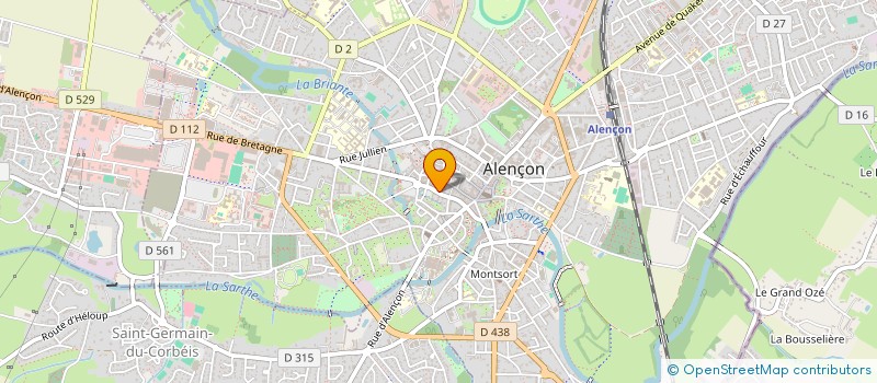 localisation de l'entreprise MONSIEUR JACQUES SAPIN à ALENCON