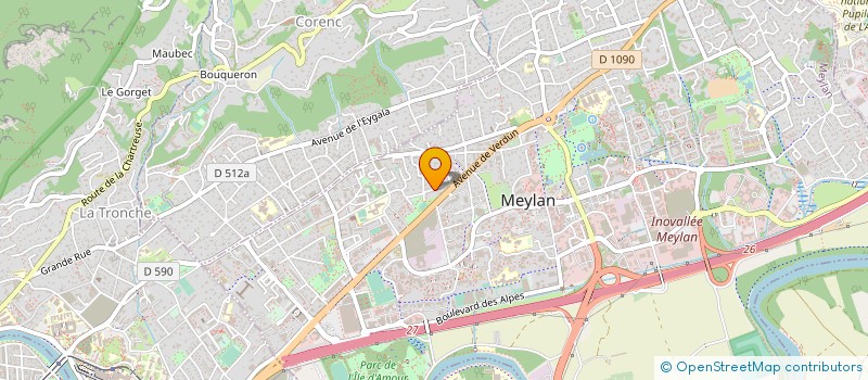 localisation de l'entreprise MONSIEUR JACQUES SARDAT à MEYLAN
