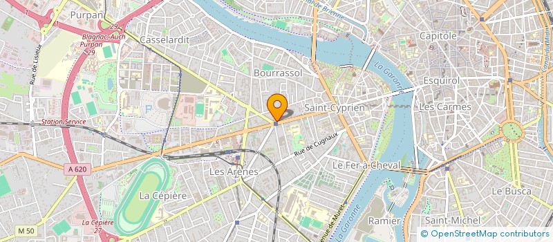 localisation de l'entreprise MONSIEUR JACQUES SASTRE à TOULOUSE