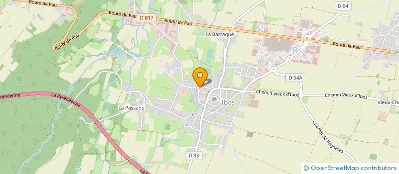 localisation de l'entreprise MONSIEUR JACQUES SAUBATJOU à IBOS