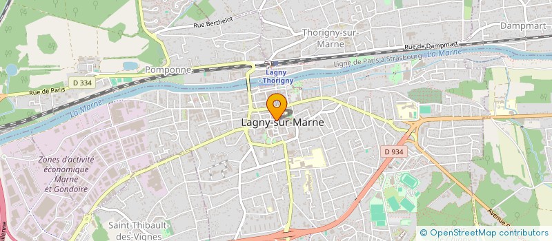 localisation de l'entreprise MONSIEUR JACQUES SAUER à LAGNY-SUR-MARNE