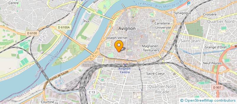 localisation de l'entreprise MONSIEUR JACQUES SAUREL  AVIGNON