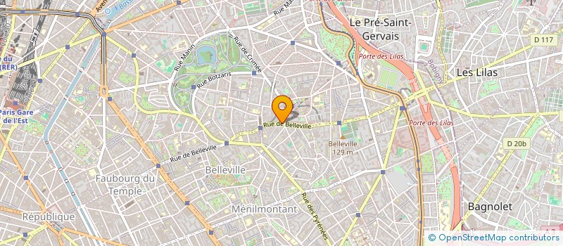 localisation de l'entreprise MONSIEUR JACQUES SAURET  PARIS 19