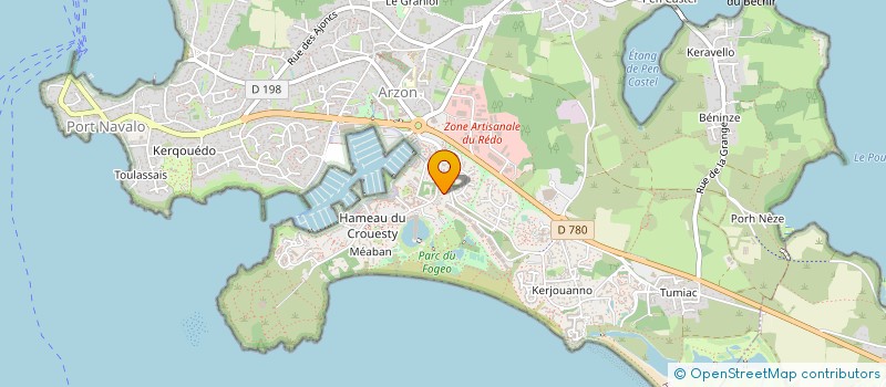 localisation de l'entreprise MONSIEUR JACQUES SAUTET à ARZON
