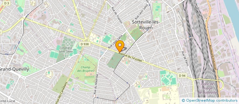 localisation de l'entreprise MONSIEUR JACQUES SAUVAGE  SOTTEVILLE-LES-ROUEN