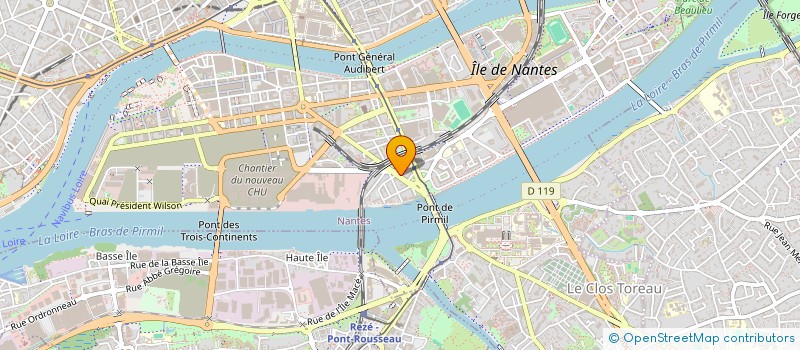 localisation de l'entreprise MONSIEUR JACQUES SAUVAGE à NANTES