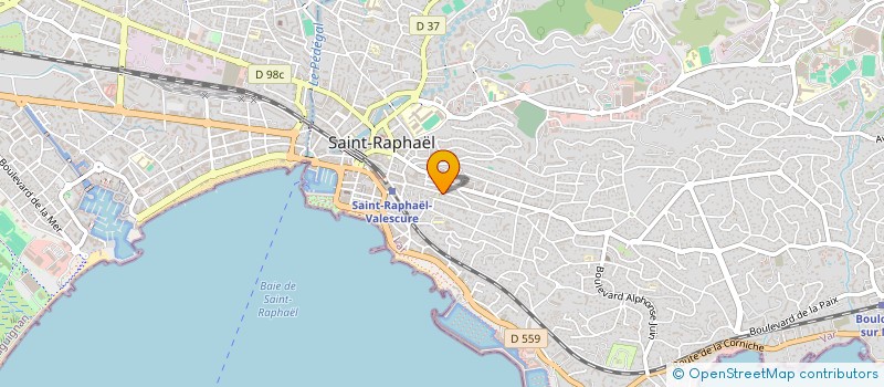 localisation de l'entreprise MONSIEUR JACQUES SAVELLI  SAINT-RAPHAEL