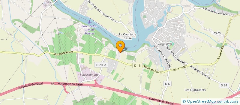 localisation de l'entreprise MONSIEUR JACQUES SAYSSET  LAGRAVE