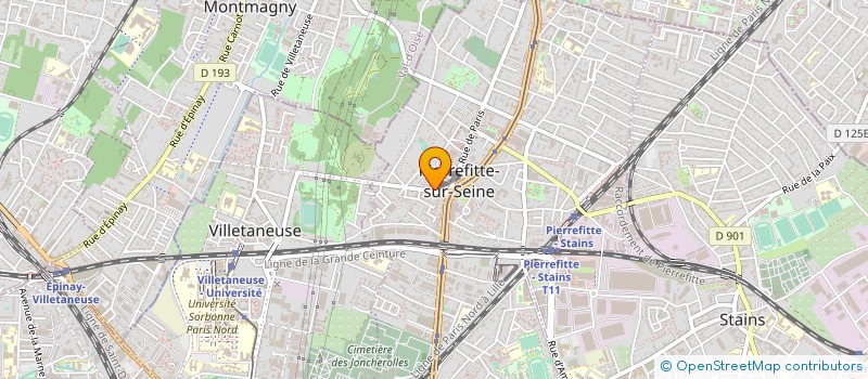 localisation de l'entreprise MONSIEUR JACQUES SCHEID à PIERREFITTE-SUR-SEINE