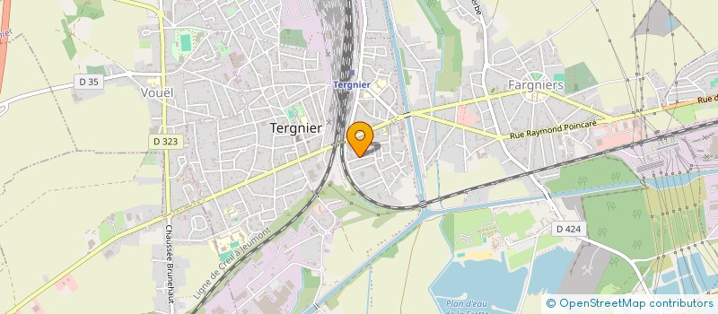 localisation de l'entreprise MONSIEUR JACQUES SCHEIWILLER  TERGNIER