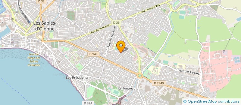 localisation de l'entreprise MONSIEUR JACQUES SCHEMANN à LES SABLES D'OLONNE