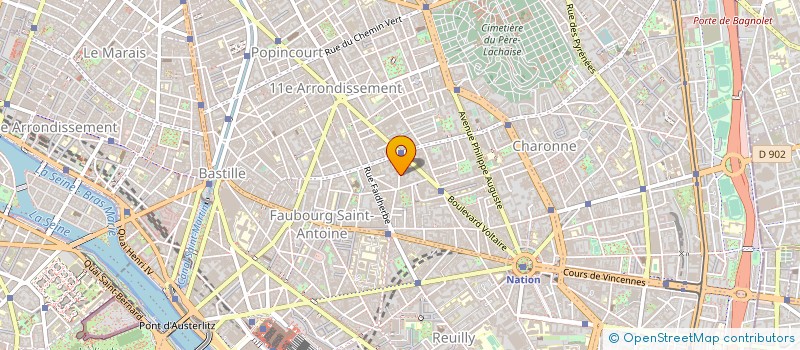 localisation de l'entreprise MONSIEUR JACQUES SCHETTING à PARIS